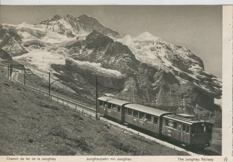 Berner Oberland:  Chemin de fer de la Jungfrau