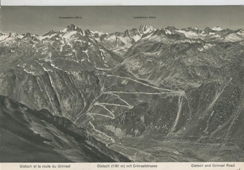 Susten-Gotthard-Furka-Grimsel: Gletsch et la route du Grimsel