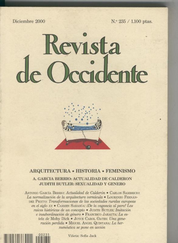 Revista de Occidente numero 235, diciembre 2000