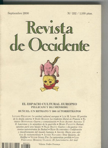 Revista de Occidente numero 232. septiembre 2000