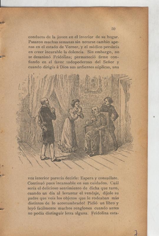 La buena Fridolina lamina numerada 07