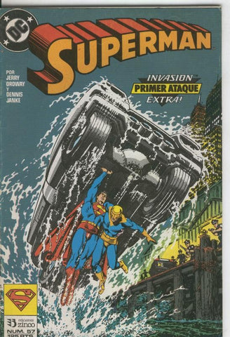 Superman volumen 2 numero 057: Invasion, primer ataque