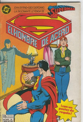 Superman volumen 2 numero 005: Fantasmas (sin poster central) (numerado 1 en trasera)