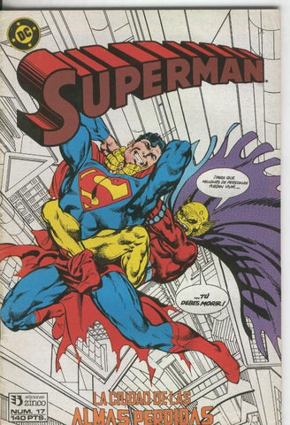 Superman volumen 2 numero 017: la ciudad de las almas perdidas