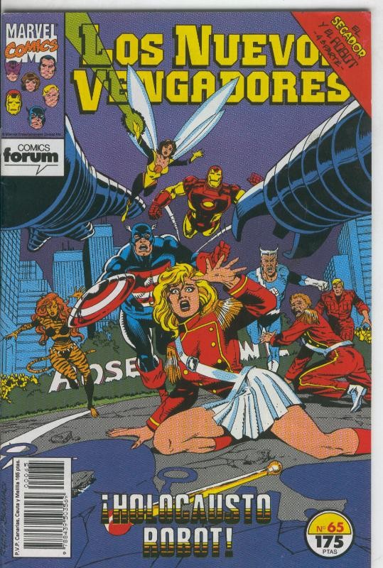 Los Nuevos Vengadores numero 65: El segador y el robot, cuarta parte