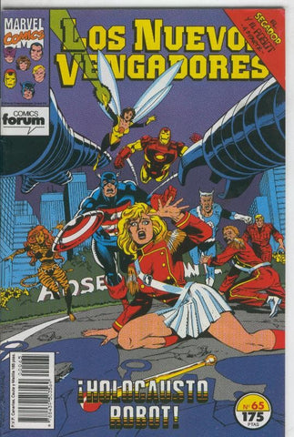 Los Nuevos Vengadores numero 65: El segador y el robot, cuarta parte