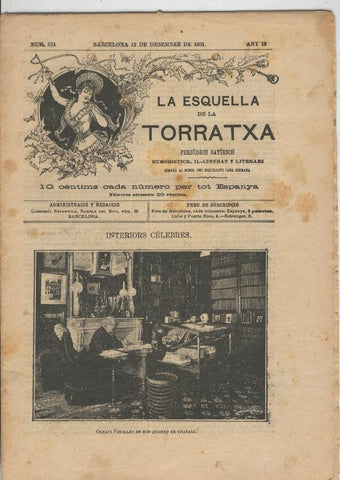 La esquella de la Torratxa numero 0674 del 12 diciembre 1891