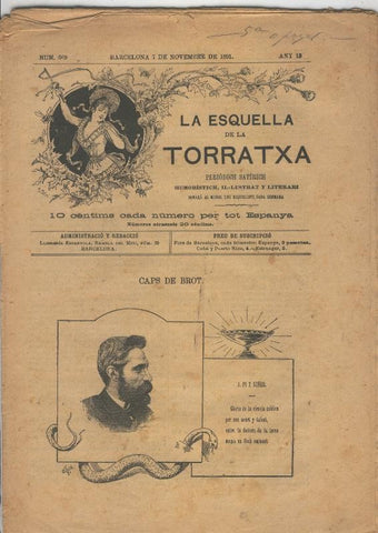 La esquella de la Torratxa numero 0669 del 7 noviembre 1891