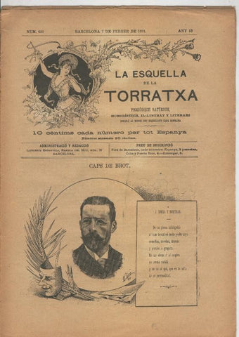 La esquella de la Torratxa numero 0630 del 7 febrero 1891