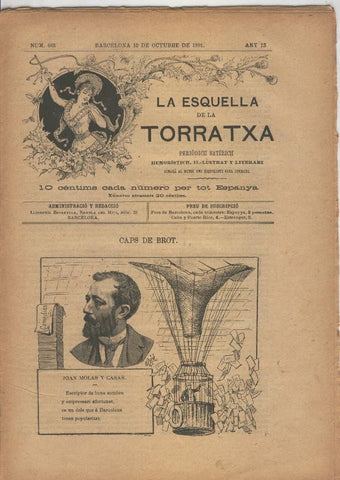 La esquella de la Torratxa numero 0665 del 10 octubre 1891