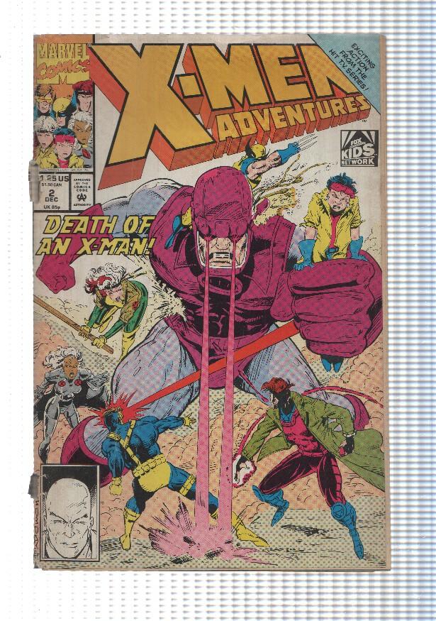 X Men adventures vol 1 nº 2 (12.1992) (cubierta suelta , loose cover)