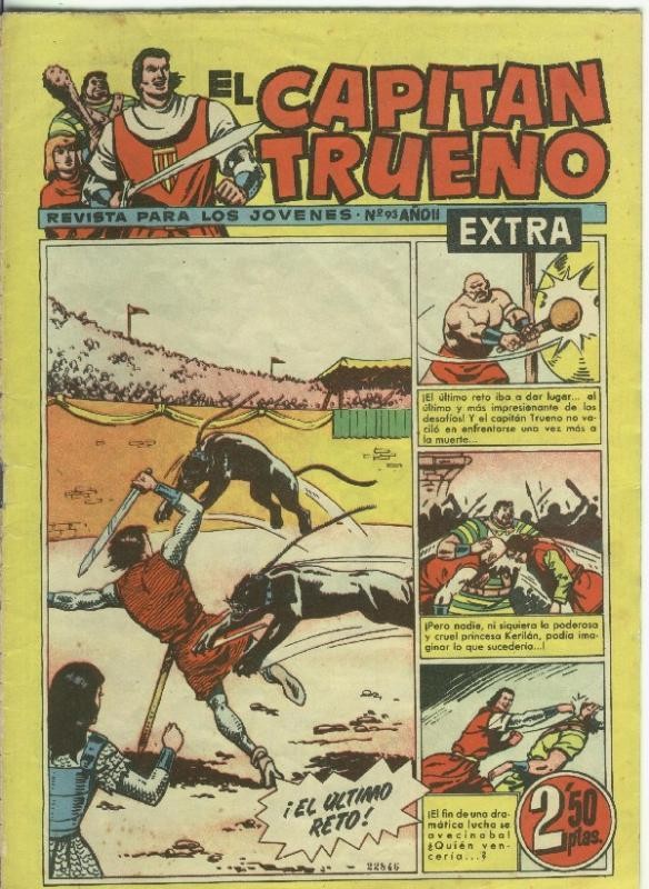 El Capitan Trueno Extra numero 093: (numerado 1 en trasera)