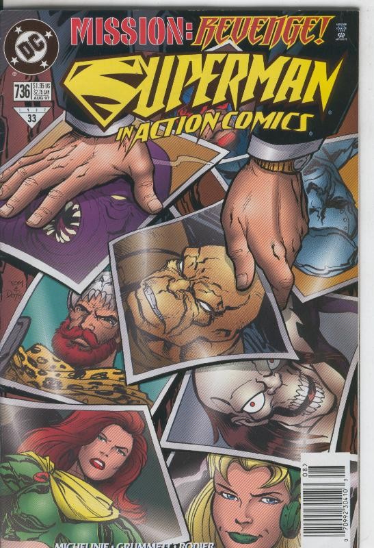 Action Comics numero 736: Superman