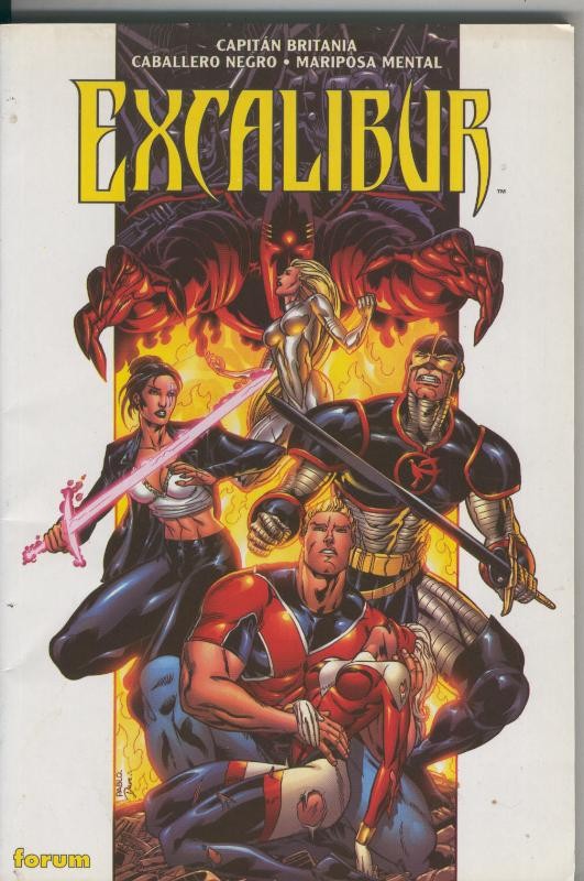 Excalibur: Capitan Britania, Caballero Negro, Mariposa Mental
