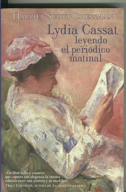 Lydia Cassat leyendo el periodico matinal