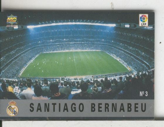 Cromos: Las Fichas de la liga 97-98: Real Madrid numero 03: Santiago Bernabeu