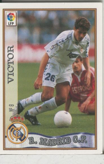 Cromos: Las Fichas de la liga 97-98: Real Madrid numero 08: Victor