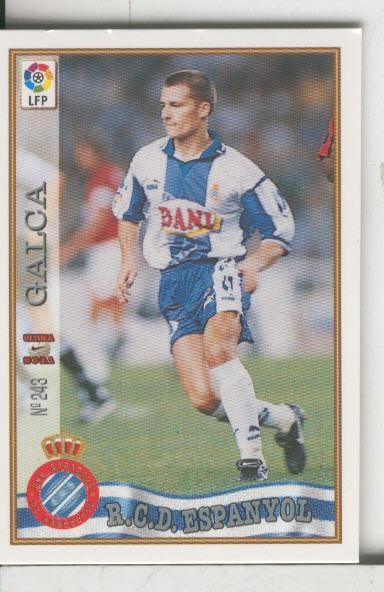 Cromos: Las Fichas de la liga 97-98: R.C.D.Espanyol numero 243: Galca