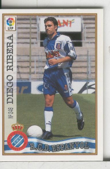 Cromos: Las Fichas de la liga 97-98: R.C.D.Espanyol numero 248: Diego Ribera