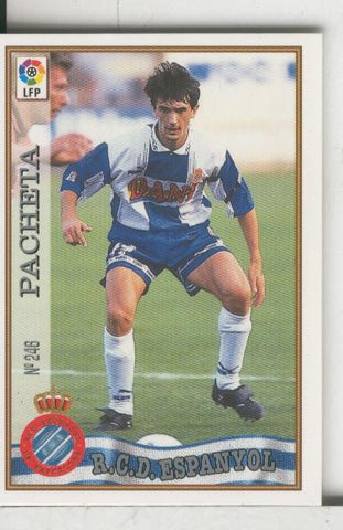 Cromos: Las Fichas de la liga 97-98: R.C.D.Espanyol numero 246: Pacheta