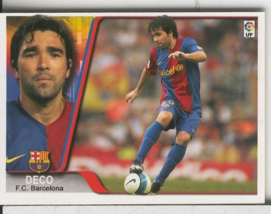Cromos: Liga 2007-2008: F.C.Barcelona numero 030: Deco