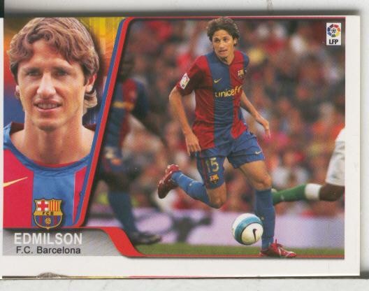 Cromos: Liga 2007-2008: F.C.Barcelona numero 028: Edmilson