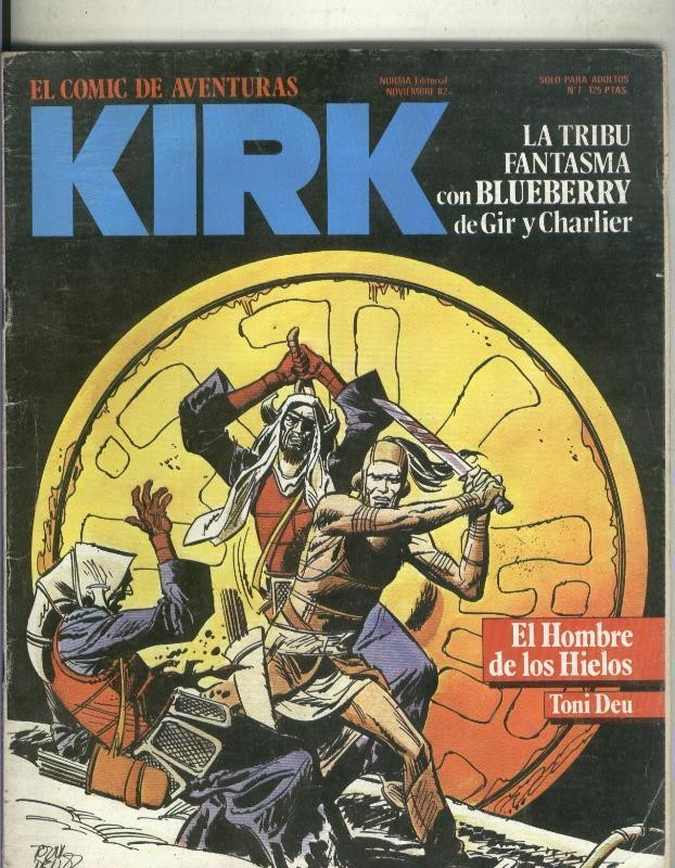 El comic de aventuras Kirk numero 07