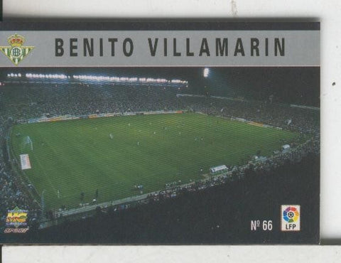 Cromos: Las Fichas de la liga 97-98: Real Betis numero 066: Benito Villamarin