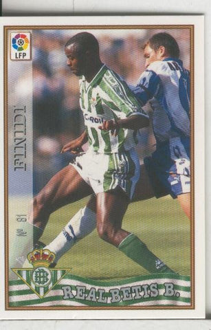 Cromos: Las Fichas de la liga 97-98: Real Betis numero 081: Finidi