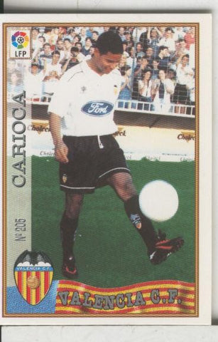 Cromos: Las Fichas de la liga 97-98: C.F.Valencia numero 205: Carioca