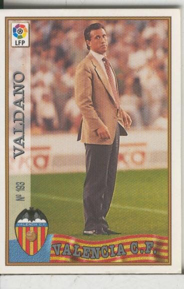 Cromos: Las Fichas de la liga 97-98: C.F.Valencia numero 193: Valdano
