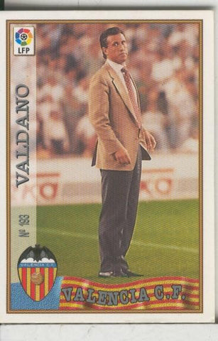 Cromos: Las Fichas de la liga 97-98: C.F.Valencia numero 193: Valdano