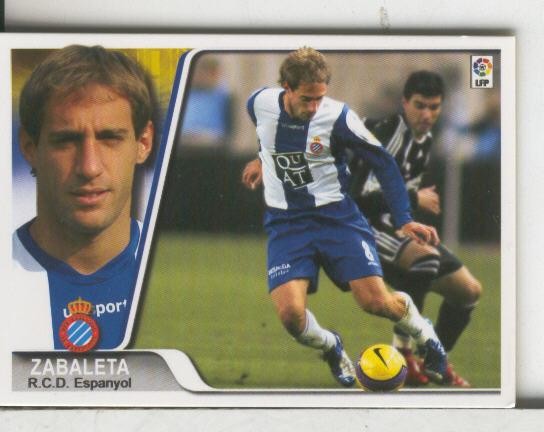 Cromos: Liga 2007-2008: R.C.D.Espanyol numero 193: Zabaleta