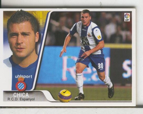 Cromos: Liga 2007-2008: R.C.D.Espanyol numero 187: chica