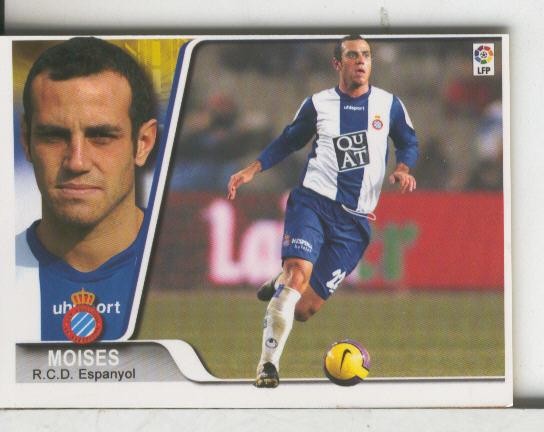 Cromos: Liga 2007-2008: R.C.D.Espanyol numero 185: Moises