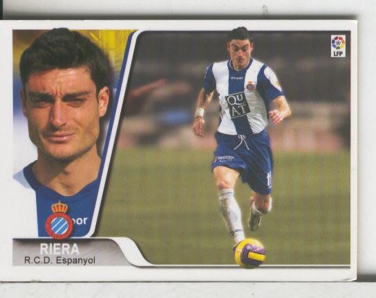 Cromos: Liga 2007-2008: R.C.D.Espanyol numero 192: Riera