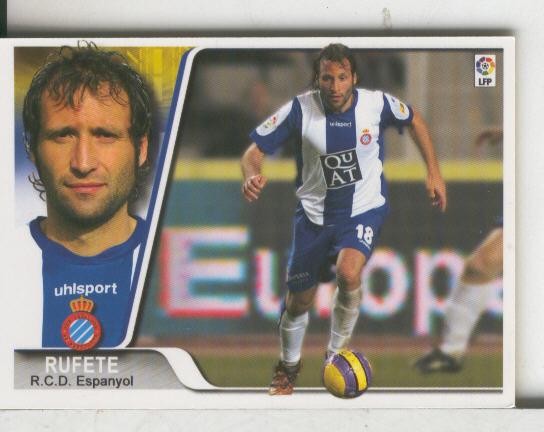 Cromos: Liga 2007-2008: R.C.D.Espanyol numero 194: Rufete
