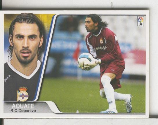Cromos: Liga 2007-2008: R.C.Deportivo numero 219: Aquate