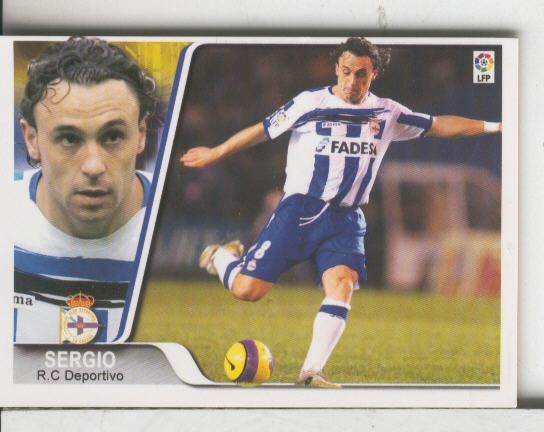 Cromos: Liga 2007-2008: R.C.Deportivo numero 229: Sergio