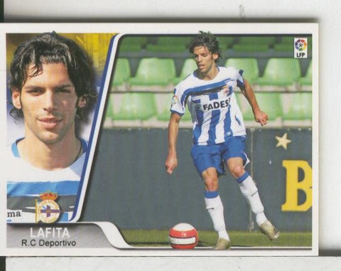 Cromos: Liga 2007-2008: R.C.Deportivo numero 228: Lafita