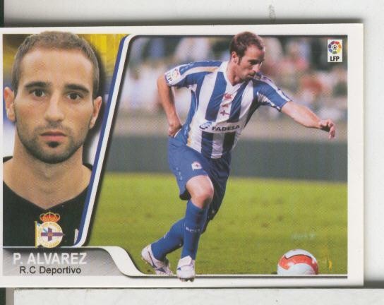 Cromos: Liga 2007-2008: R.C.Deportivo numero 231: P.Alvarez