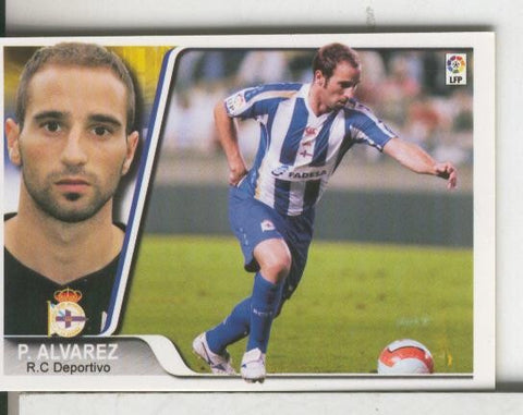 Cromos: Liga 2007-2008: R.C.Deportivo numero 231: P.Alvarez
