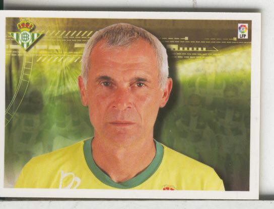 Cromos: Liga 2007-2008: Real Betis numero 272: Hector Cuper (entrenador=