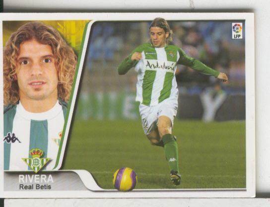 Cromos: Liga 2007-2008: Real Betis numero 283: Rivera