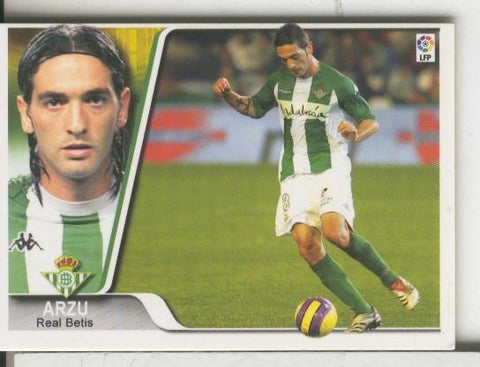 Cromos: Liga 2007-2008: Real Betis numero 280: Arzu
