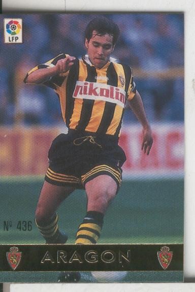 Cromos: Liga 1996/97 numero 436: Aragon