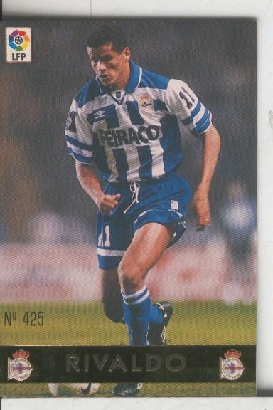 Cromos: Liga 1996/97 numero 425: Rivaldo del Deportivo