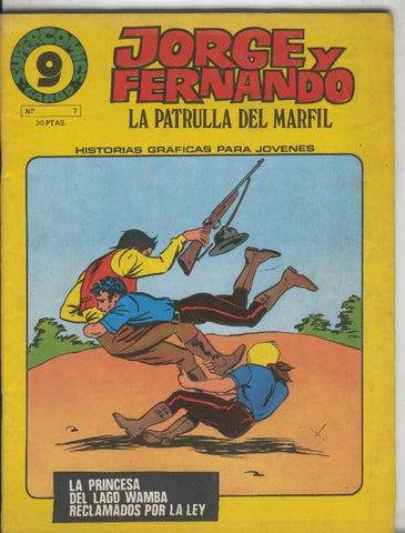 Jorge y Fernando de supercomics Garbo numero 07: La princesa del lago wamba-Reclamado por la ley
