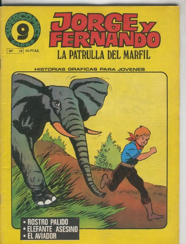 Jorge y Fernando de supercomics Garbo numero 19: Rostro palido-Elefante asesino-El aviador