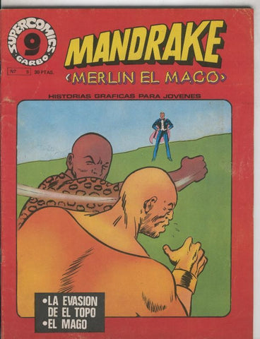 Mandrake el Mago de supercomic Garbo numero 05: La evasion de el topo-El mago